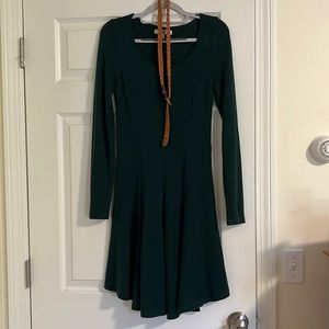 Ya Los Angeles forest green dress - S